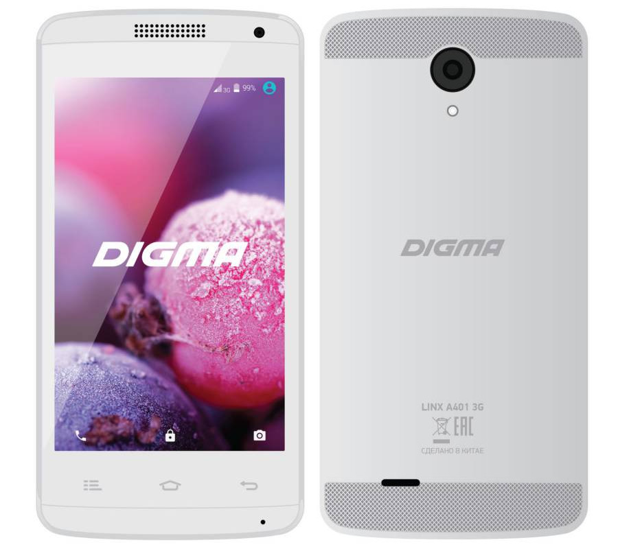 Сотовый телефон Digma Linx A401 3G White