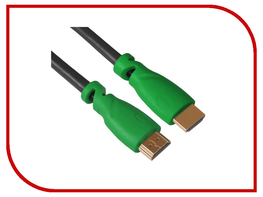  Greenconnect HDMI M / M v1.4 5m Black-Green GCR-HM321-5.0m
