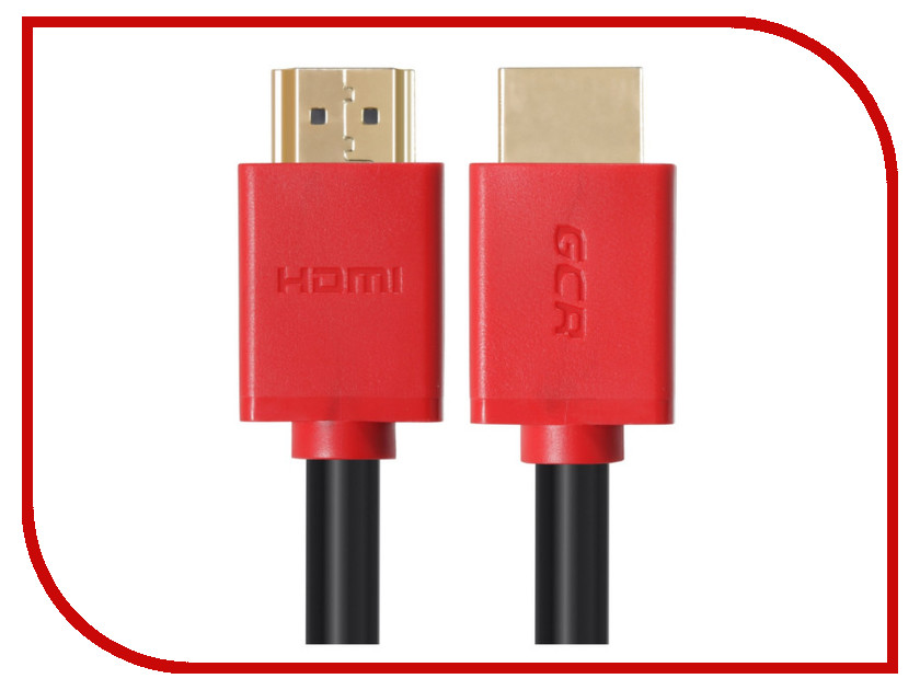  Greenconnect HDMI M / M v1.4 1.5m Black-Red GCR-HM450-1.5m