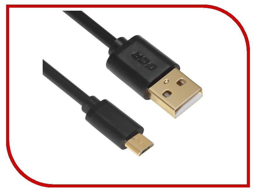  Greenconnect Micro USB 2.0 AM - Micro B 5pin 0.3m Black GCR-UA8MCB6-BB2SG-0.3m