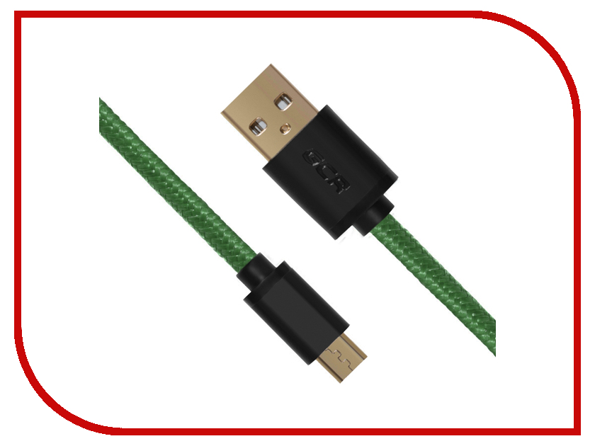 Greenconnect Micro USB 2.0 AM - Micro B 5pin 0.75m Green GCR-UA11MCB6-BB2S-G-0.75m
