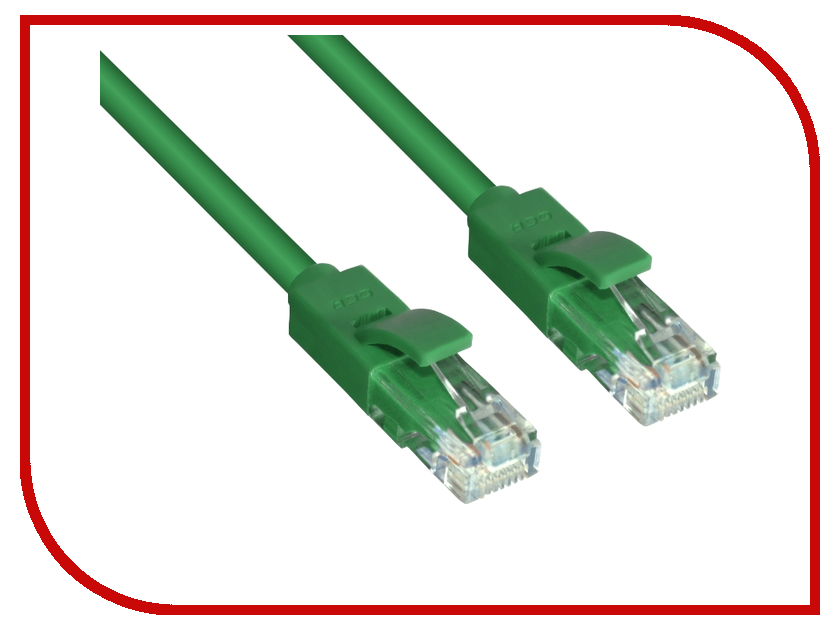  Greenconnect UTP 23AWG cat.6 RJ45 T568B 10m Green GCR-LNC605-10.0m