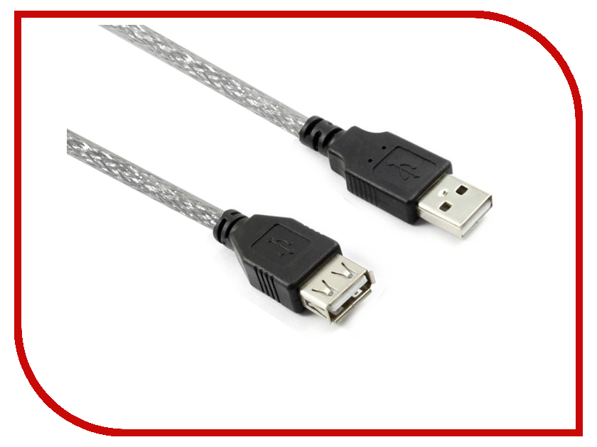  Greenconnect Premium USB 2.0 AM - AF 3m Transparent GCR-UEC1M-BD2S-3.0m