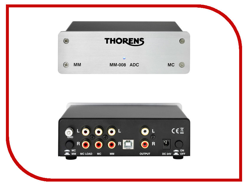 Фонокорректор Thorens ММ-008 ADC Silver