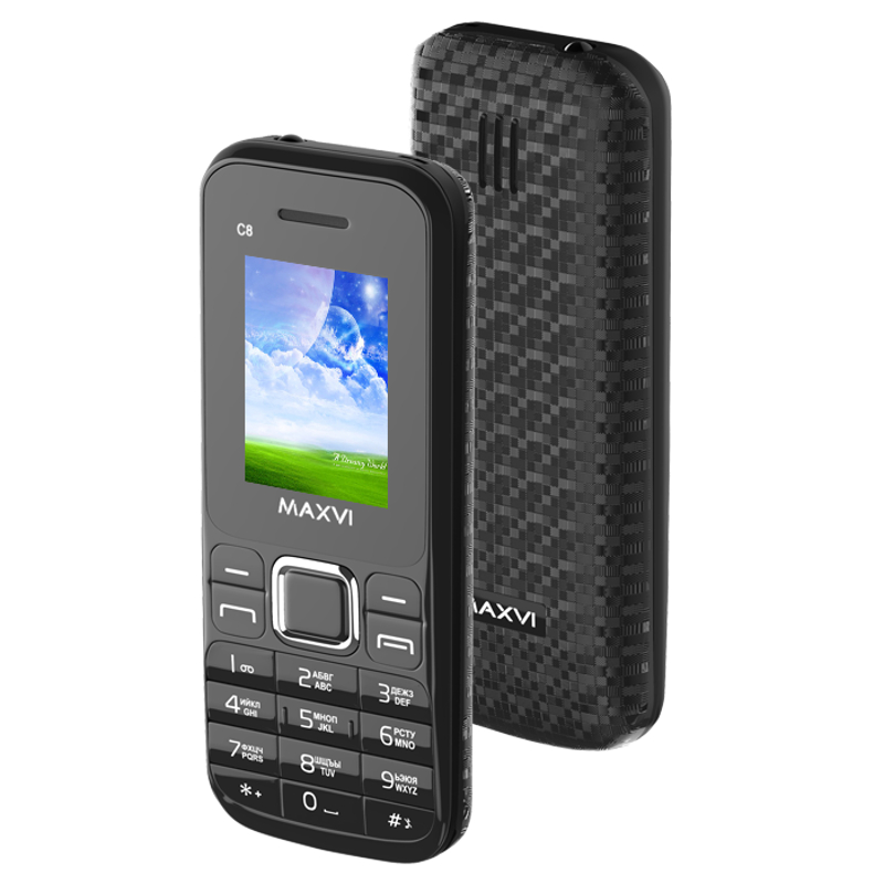 Сотовый телефон Maxvi C8 Black