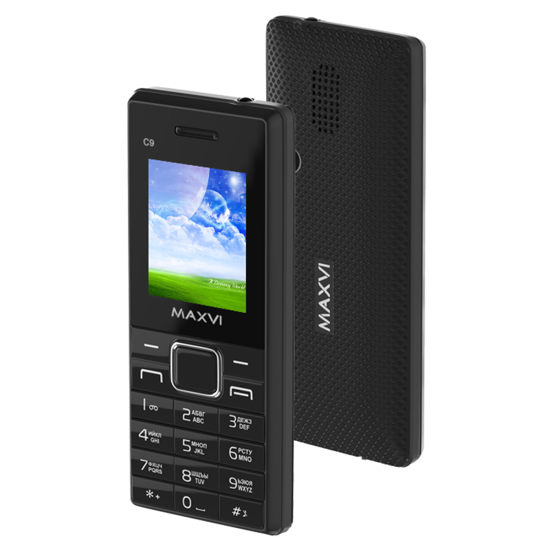 Сотовый телефон Maxvi C9 Black
