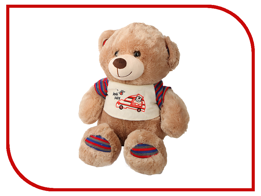 фото Игрушка антистресс Флиппер Мишка в футболке Brown ФЛ602