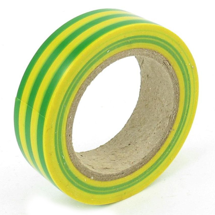 Изолента Rexant 15mm х 10m Yellow-Green 09-2007