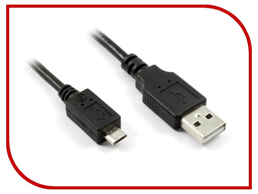  Greenconnect PRO Micro USB 2.0 AM - Micro B 5pin 3m Black Transparent GCR-UA2MCB12-BD2S-3m
