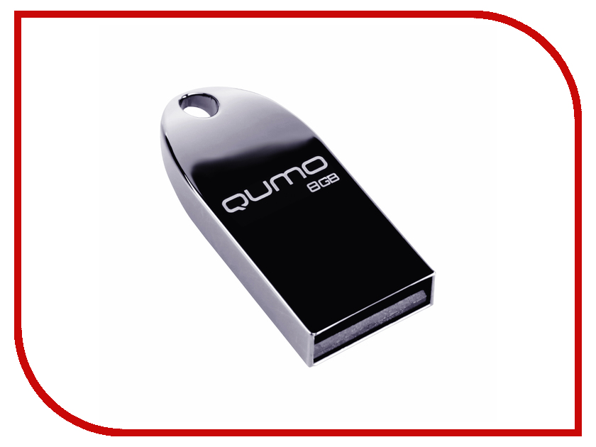 USB Flash Drive 8Gb - Qumo UD Cosmos Silver 19479