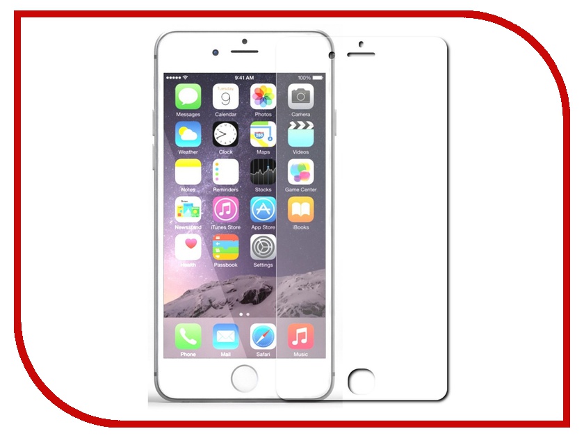    Red Line Full Screen 3D Tempered Glass  APPLE iPhone 7 Plus 5.5 White