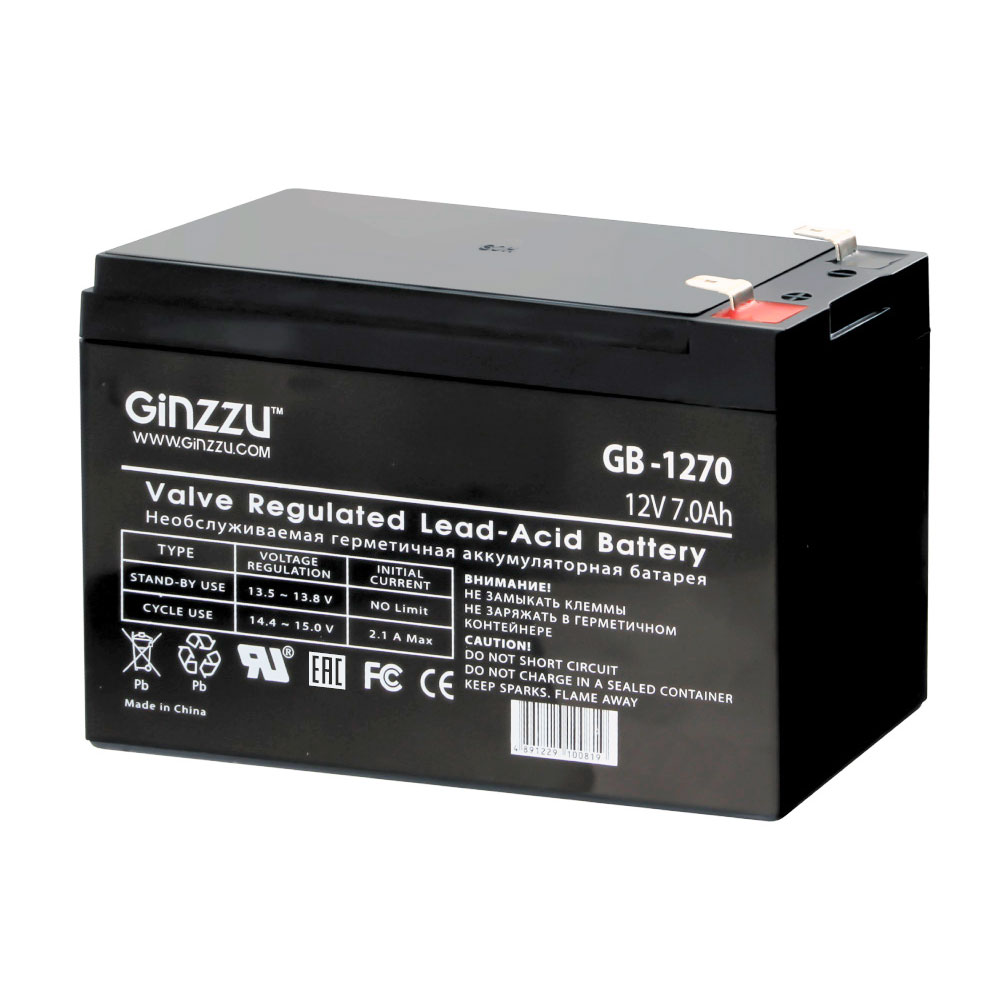 Аккумулятор для ИБП Ginzzu GB-1270