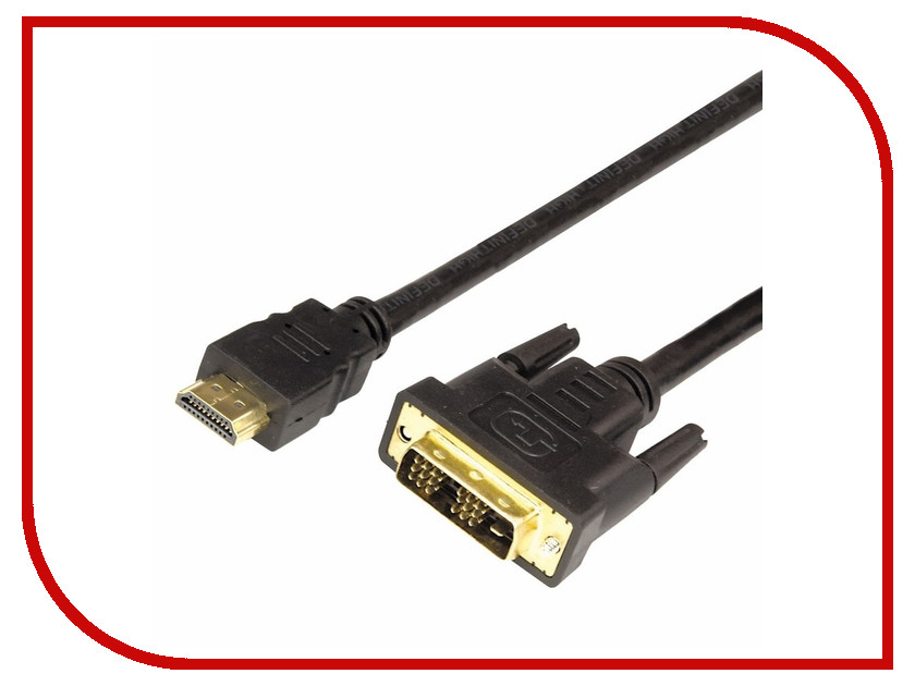  Rexant HDMI - DVI-D 3m Gold 17-6305
