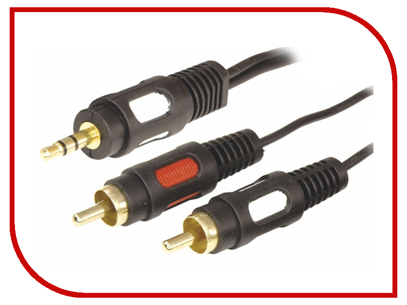 Rexant 3.5mm Stereo Plug - 2RCA Plug 5m 17-4235