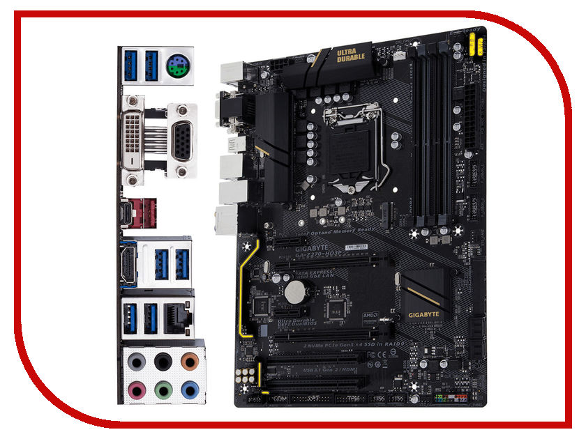 все цены на Материнская плата GigaByte GA-Z270-HD3P онлайн