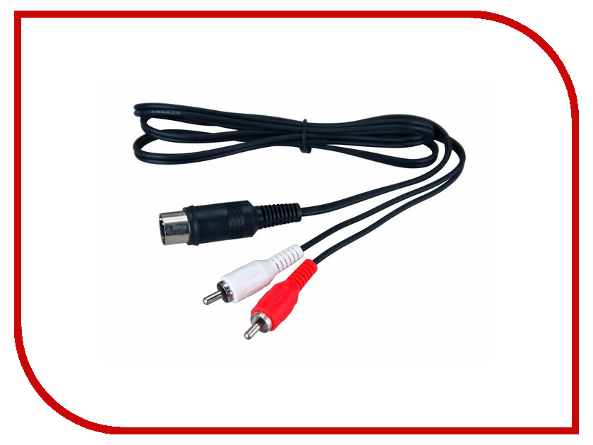  Rexant DIN 5PIN Plug - 2 RCA Plug 1.2m 17-2512-4