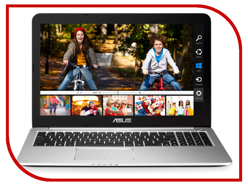 фото Ноутбук ASUS K501UQ-DM068D Special Edition 90NB0BP2-M01360 (Intel Core i3-6100U 2.3 GHz/4096Mb/500Gb/No ODD/nVidia GeForce GT 940 2048Mb/Wi-Fi/Cam/15.6/1920x1080/DOS)