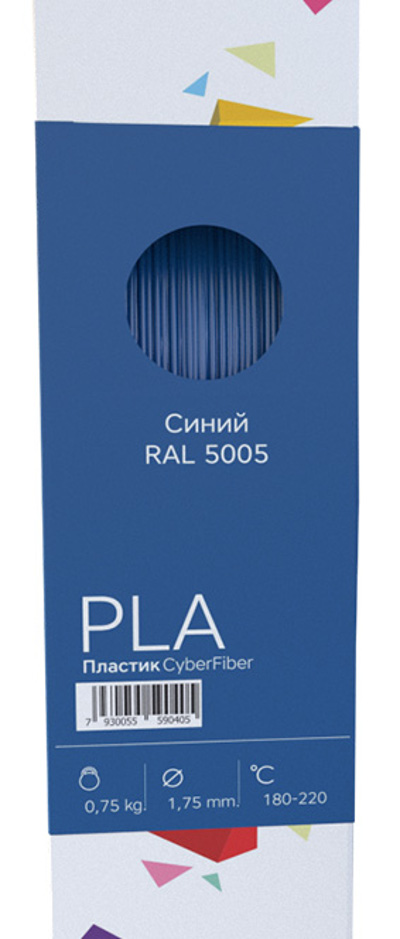 Аксессуар CyberFiber PLA-пластик 1.75mm Blue 750гр