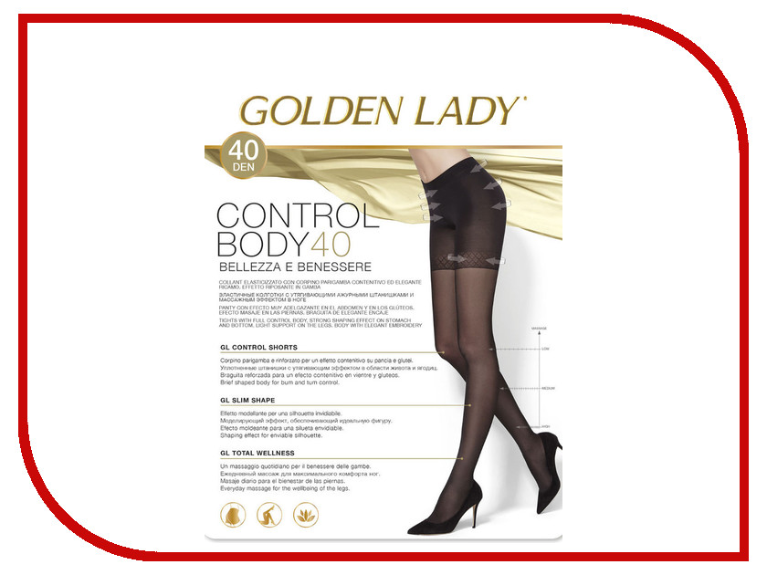  Golden Lady Control Body  2  40 Den Melon