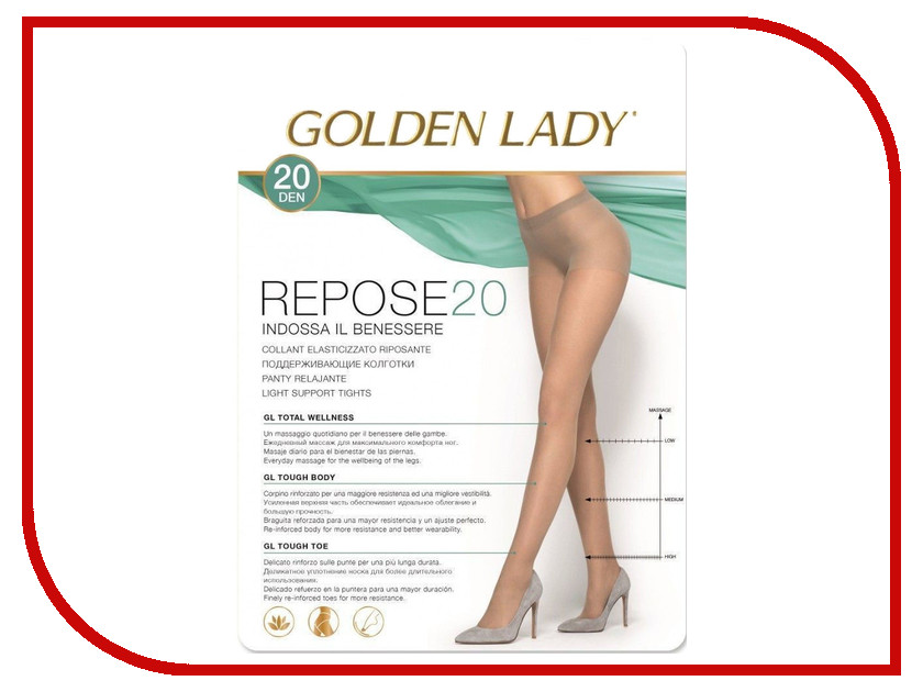  Golden Lady Repose  3  20 Den Nero