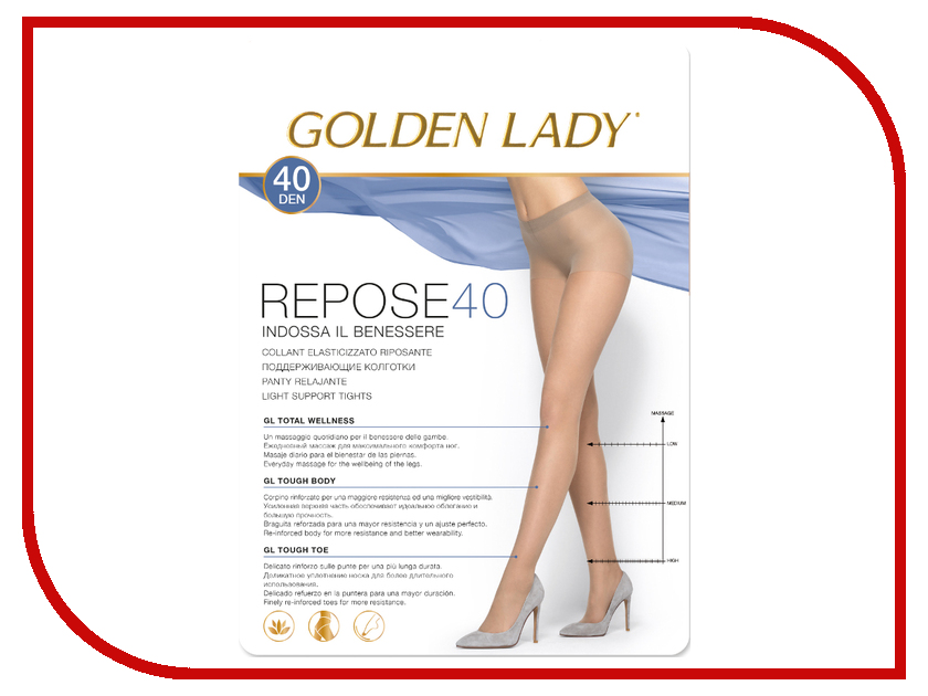  Golden Lady Repose  4  40 Den Nero