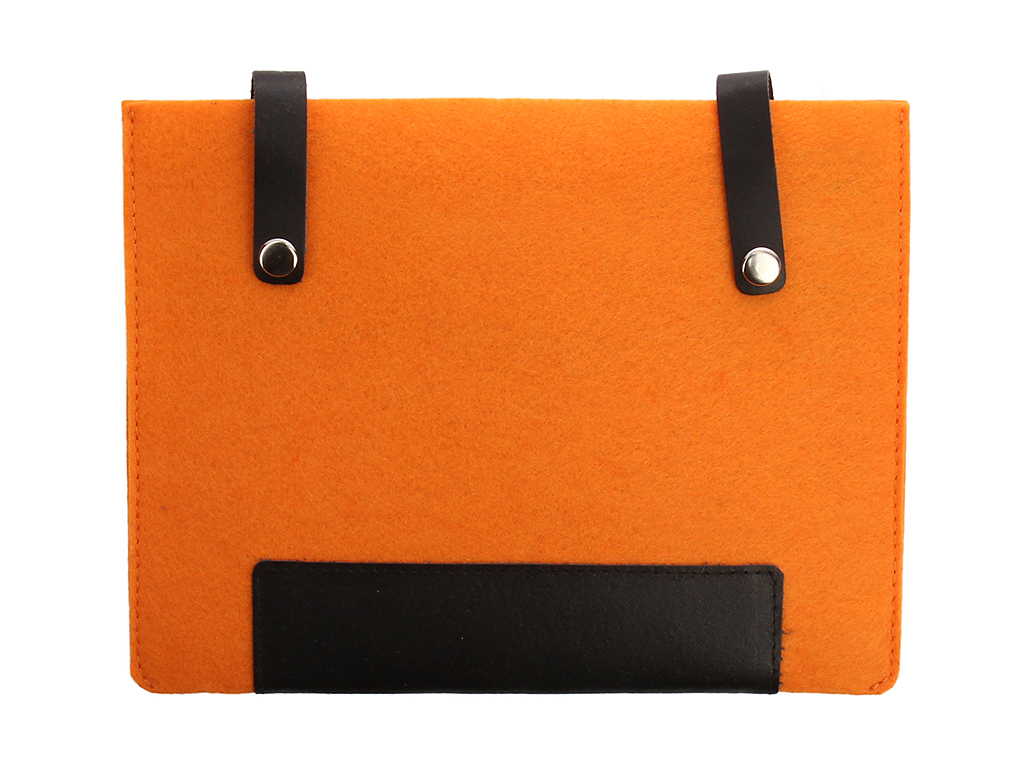 Аксессуар Чехол 8-inch IQ Format с кожаными вставками на кнопках Orange-Black