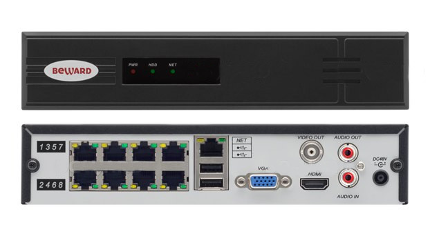 Видеорегистратор Beward BK0108-P8