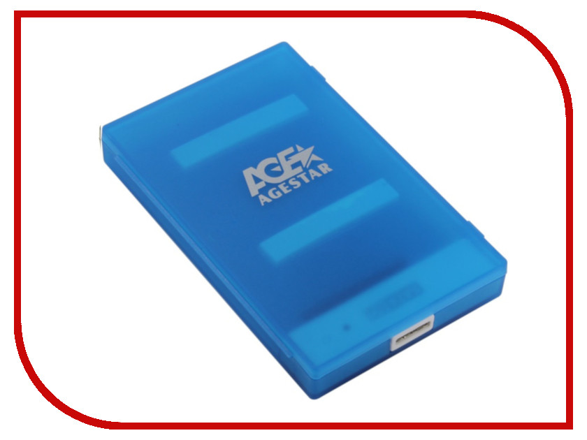     HDD AgeStar 3UBCP1-6G USB3.0 SATA Blue