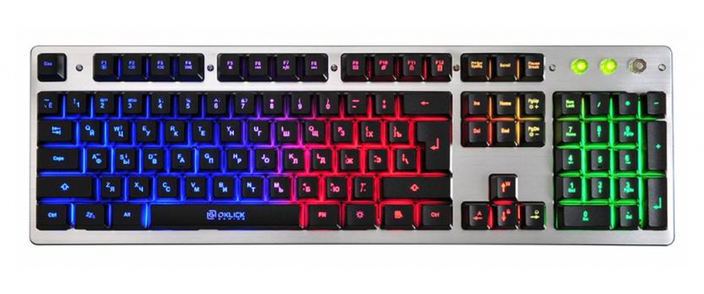 все цены на Клавиатура Oklick 770G Grey-Black онлайн