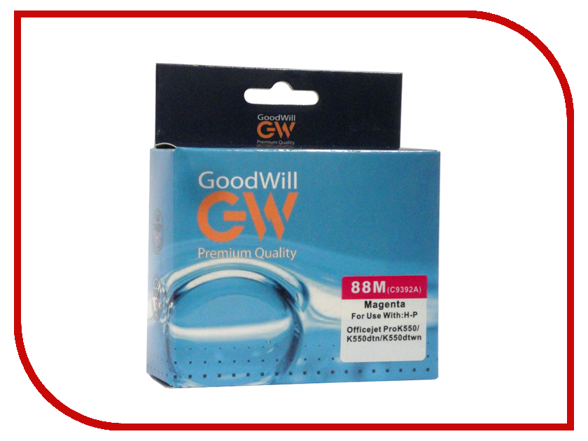  GoodWill GW-C9392AE 88XL Magenta  HP OfficeJet Pro K550 / K5400 / K8600 / L7480 / L7580 / L7780 / 7590