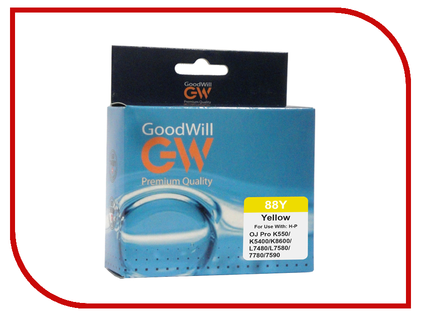  GoodWill GW-C9393AE 88XL Yellow  OfficeJet Pro K550 / K5400 / K8600 / L7480 / L7580 / L7780 / 7590