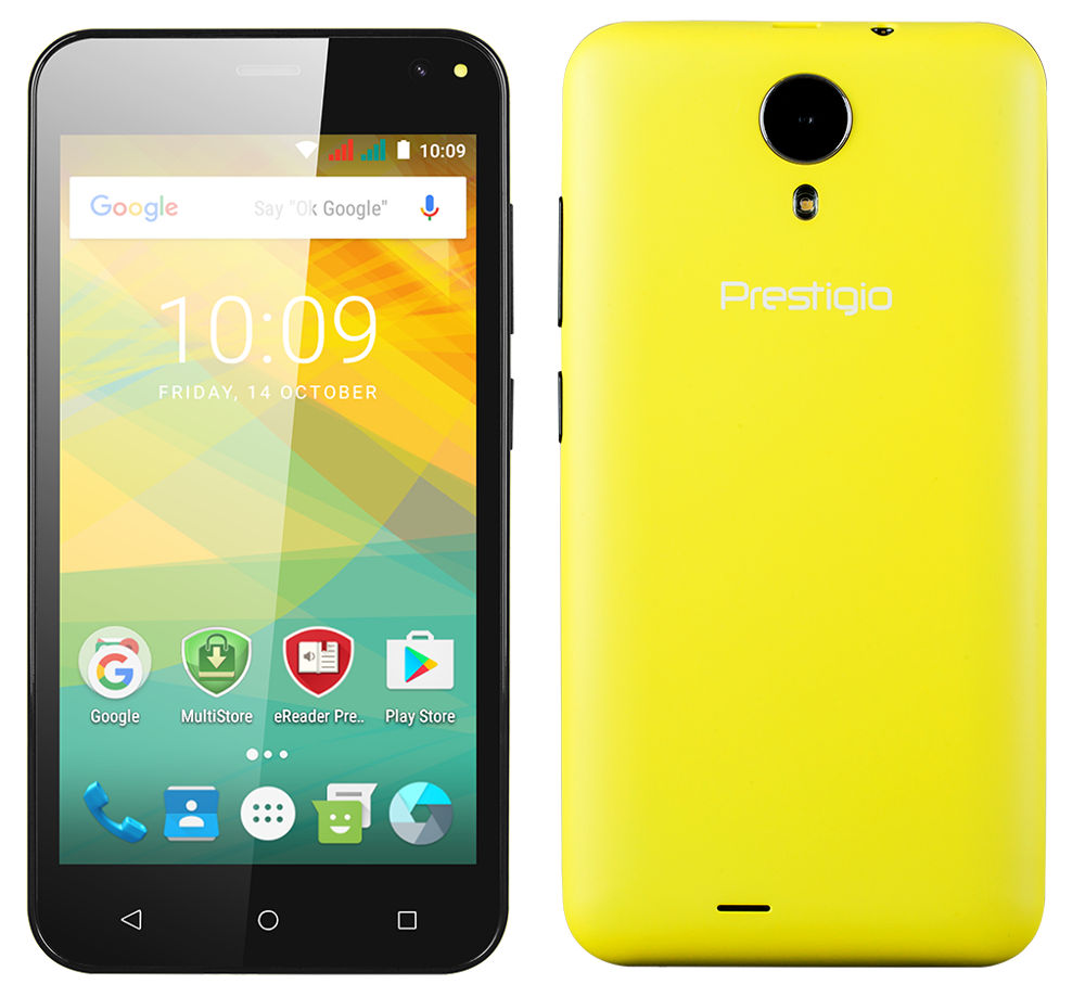 Сотовый телефон Prestigio Wize NV3 Yellow