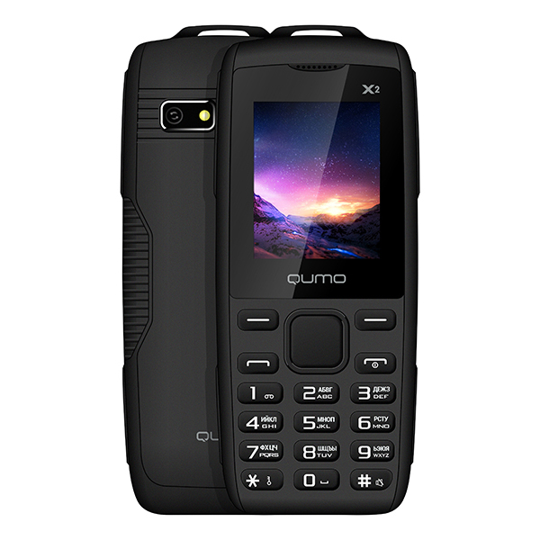 Сотовый телефон Qumo Push X2 Black
