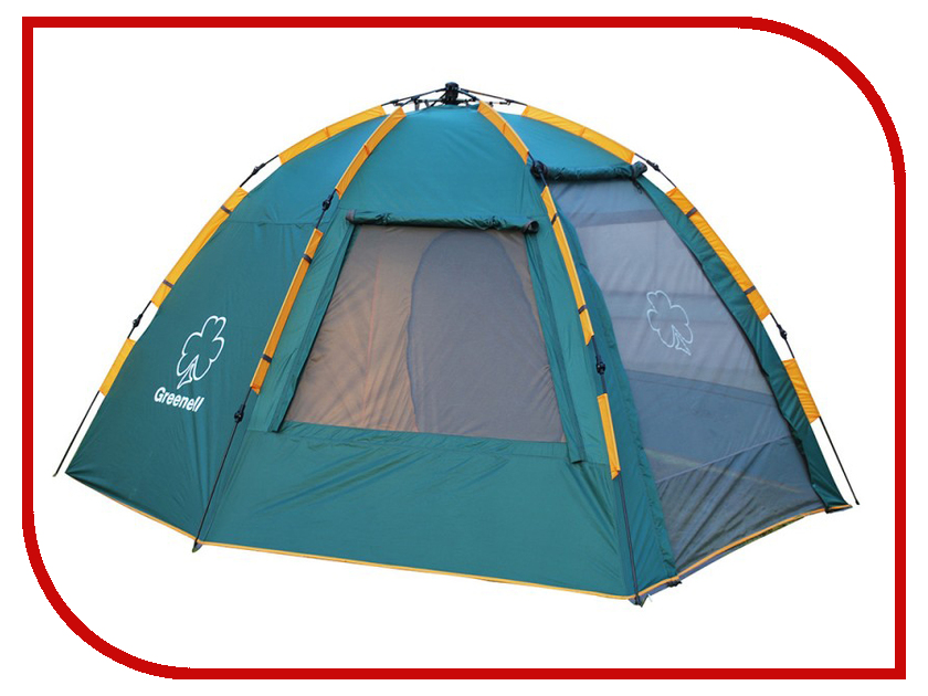 где купить Палатка Greenell Хоут 4 V2 Green 95954-325-00 по лучшей цене