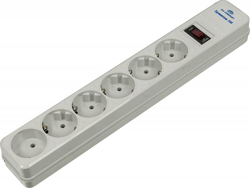 Сетевой фильтр Pilot 10A 6 Sockets 1.8m White 99688