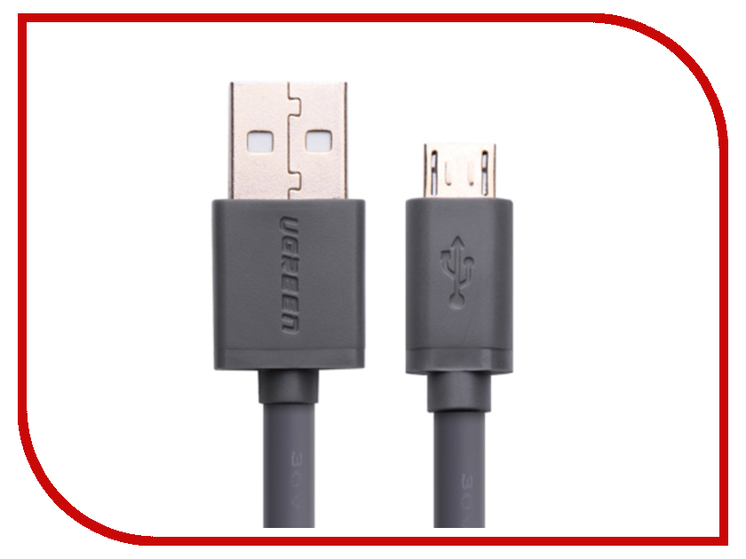  Ugreen USB 2.0 AM - Micro B 5pin 1m Grey UG-10358
