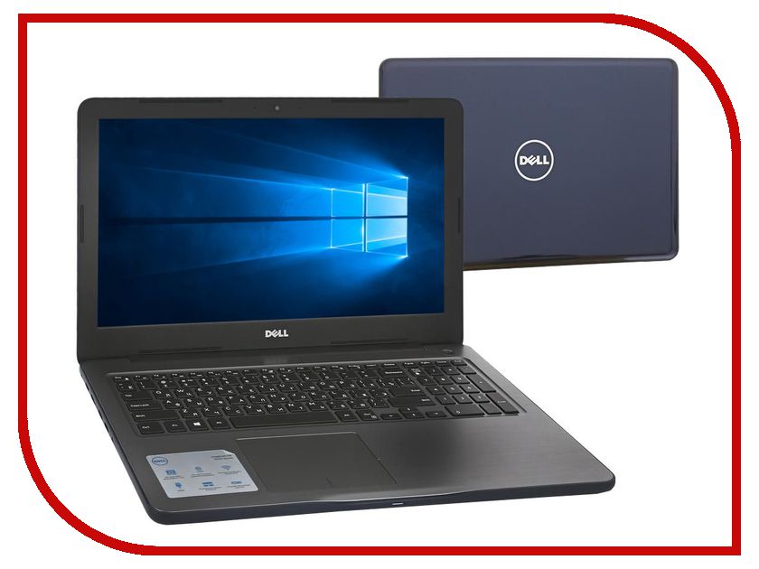  Dell Inspiron 5567 5567-8017 (Intel Core i5-7200U 2.5 GHz / 8192Mb / 1000Gb / DVD-RW / AMD Radeon R7 M445 4096Mb / Wi-Fi / Bluetooth / Cam / 15.6 / 1920x1080 / Windows 10 64-bit)