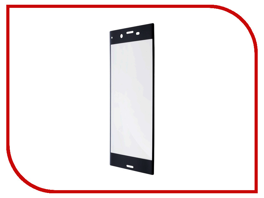    Sony Xperia XZ Premium Red Line Full Screen Tempered Glass Black