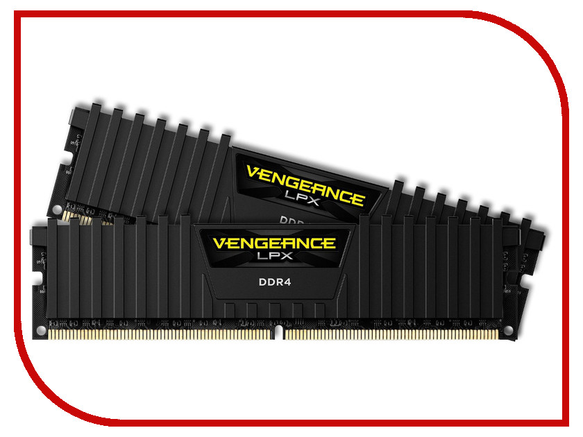   Corsair Vengeance LPX DDR4 DIMM 2400MHz PC4-19200 CL16 - 16Gb KIT (2x8Gb) CMK16GX4M2Z2400C16