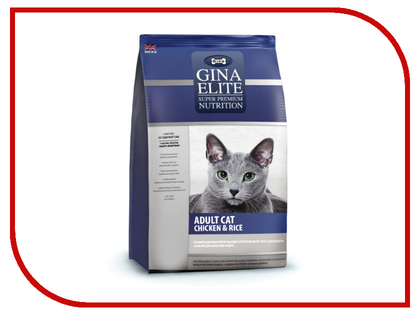  Gina Elite Cat Chicken&Rice 3kg 780010.1