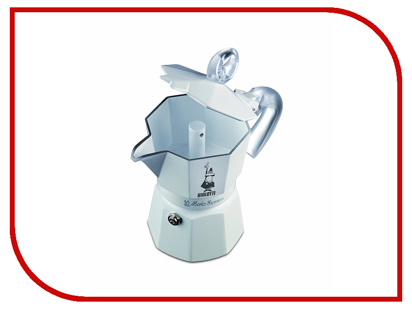  Bialetti Moka Glossy White Ceramica  3  3052