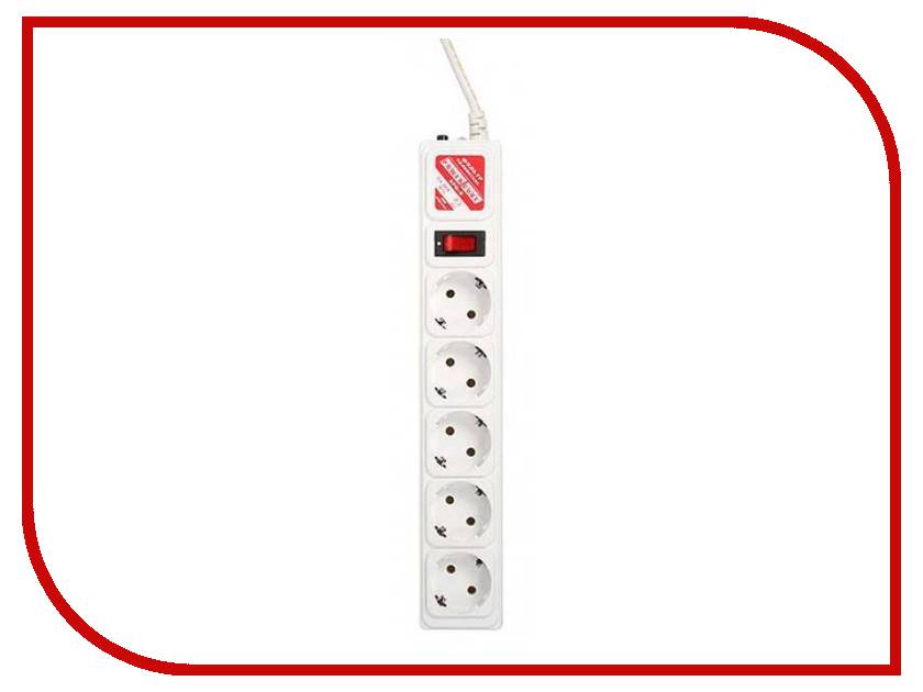 Сетевые фильтры и удлинители Power Cube SPG-B-6 Сетевой фильтр Power Cube 5 Sockets 1.9m White SPG-B-6-WHITE