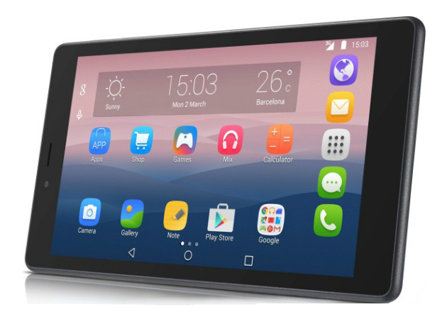 Планшет Alcatel 9003X PIXI 4 Smoky Grey (MediaTek MTK8321 1.3 GHz/1024Mb/8Gb/GPS/3G/Wi-Fi/Bluetooth/Cam/7.0/1024x600/Android)