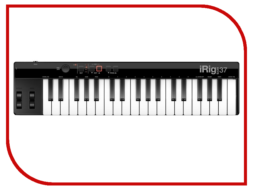 MIDI-клавиатура IK Multimedia iRig Keys 37 IOS/Android/PC/Mac