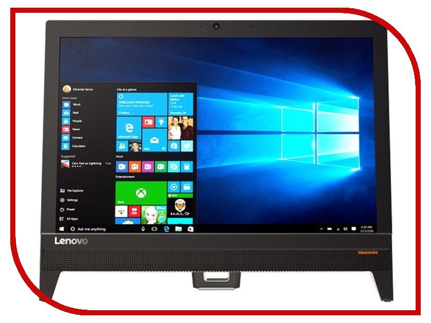  Lenovo IdeaCentre 310-20IAP F0CL001URK (Intel Pentium J4205 1.5 GHz / 4096Mb / 1000Gb / Intel HD Graphics / Wi-Fi / Cam / 1440x900 / Windows 10 64-bit)