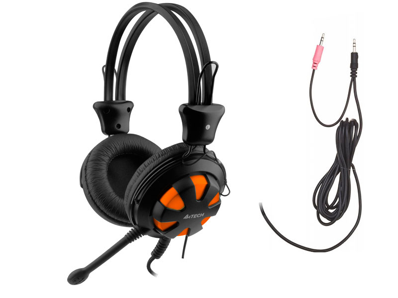 Гарнитура A4Tech HS-28 Orange-Black