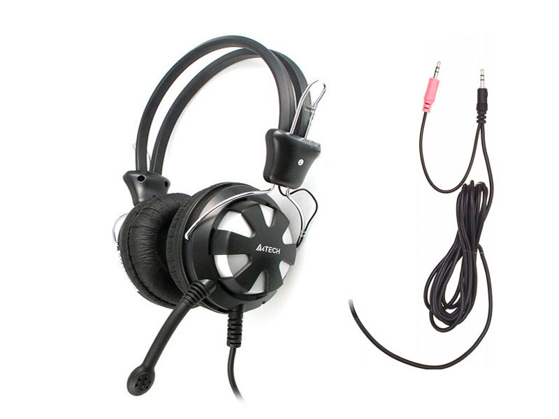 Гарнитура A4Tech HS-28 Silver-Black
