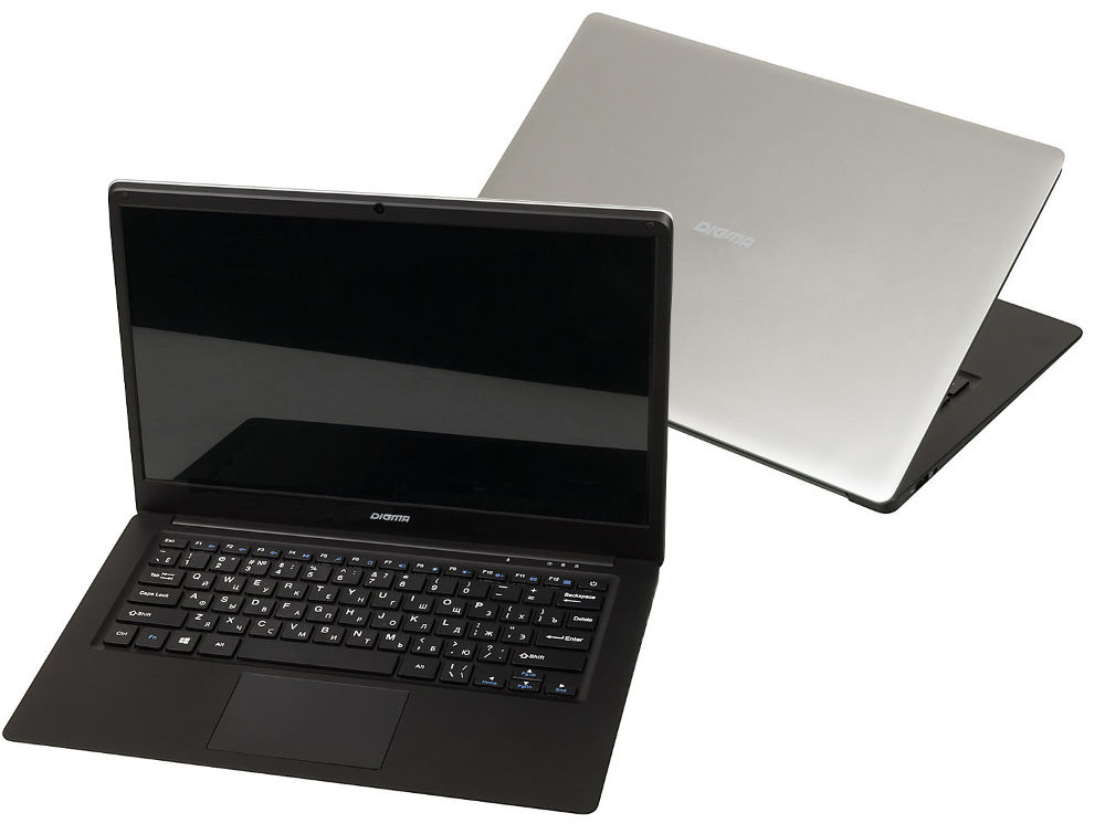 Ноутбук Digma EVE 1400 ET1106EW (Intel Atom x5-Z8350 1.44 GHz/2048Mb/32Gb SSD/No ODD/Intel HD Graphics/Wi-Fi/Bluetooth/Cam/14.1/1366x768/Windows 10 64-bit)