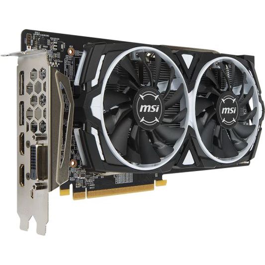 Видеокарта MSI Radeon RX 580 1366Mhz PCI-E 3.0 8192Mb 8000Mhz 256 bit DVI 2xHDMI HDCP RX 580 ARMOR 8G OC, 912-V341-064
Видеокарта MSI Radeon RX 580 1366Mhz PCI-E 3.0 8192Mb 8000Mhz 256 bit DVI 2xHDMI HDCP RX 580 ARMOR 8G OC, 912-V341-064