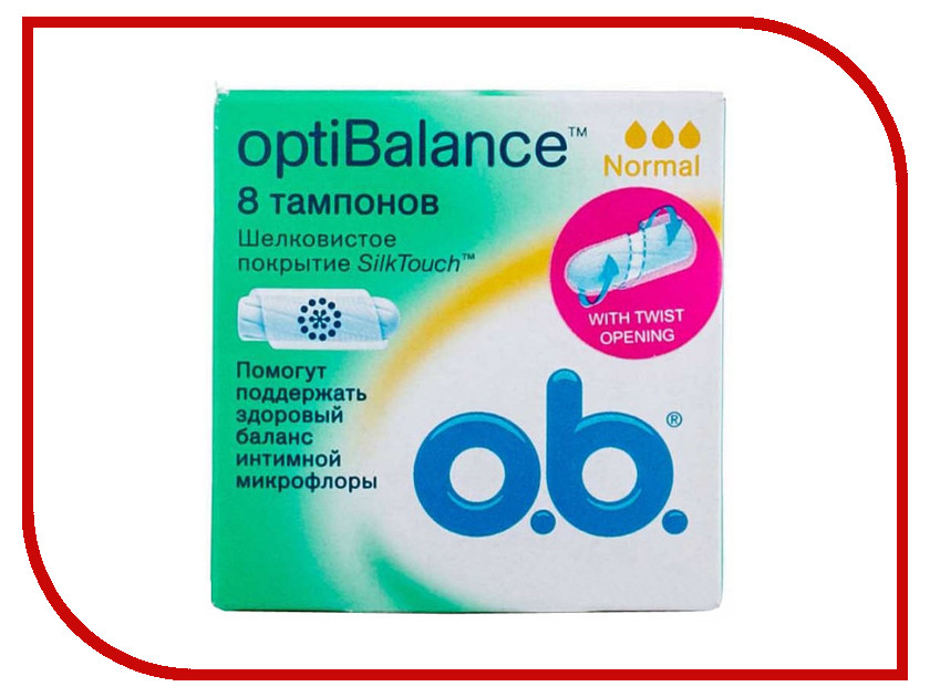 O.B. OptiBalance Normal 8шт 3574660610215